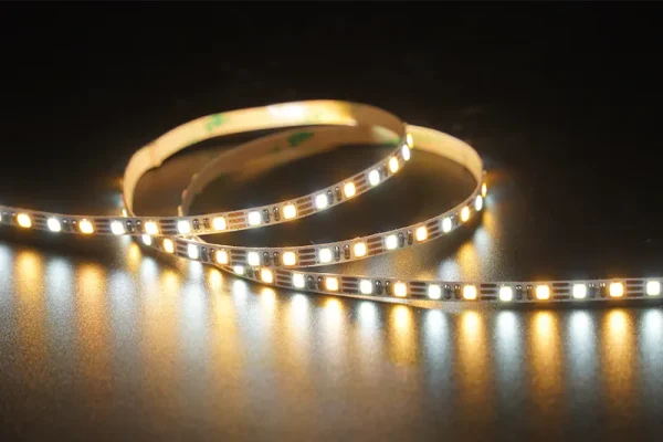 2835 120leds/m CCT 12V 5MM 2led cutting