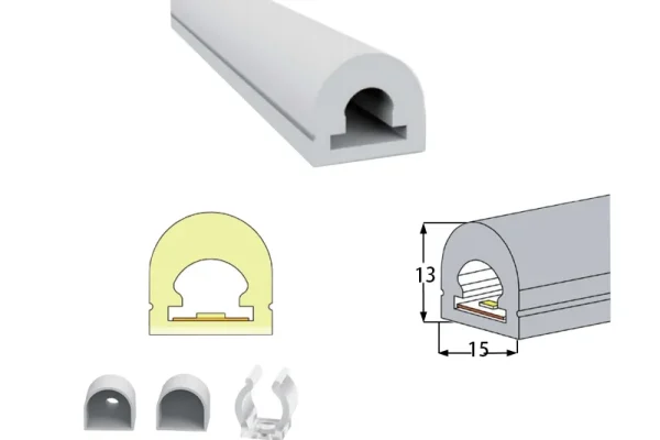 15*13 Silicone Neon Tube Flex Strip LWTG1513-1